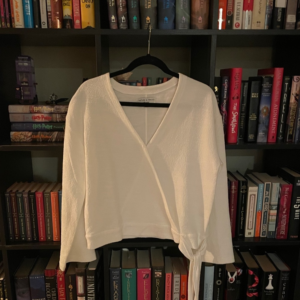 Madewell textured blouse